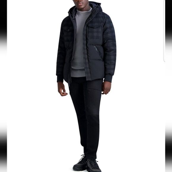 Karl Lagerfeld Paris Down Puffer Jacket Men’s L NWT - Picture 3 of 16
